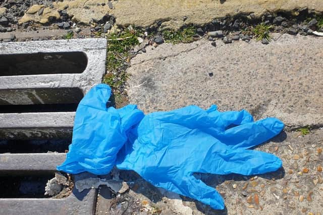 The city council has warned people to dispose of PPE properly. Picture Portsmouth City Council