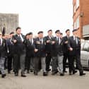 Falkland Veterans march through Old Portsmouth. Picture: Keith Woodland