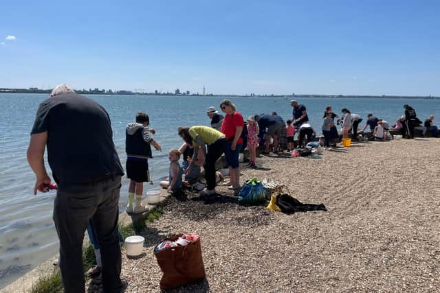 A wonderful day out in the setting of Porchester castle with a view on the Spinnaker tower. All lines, buckets and bait can be available onsite - for free!