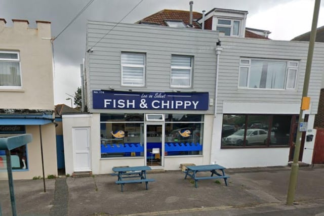 Lee On The Solent Fish And Chippy at 174 Portsmouth Road, Lee-On-The-Solent was rated five on February 22.