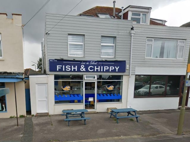 Lee On The Solent Fish And Chippy at 174 Portsmouth Road, Lee-On-The-Solent was rated five on February 22.