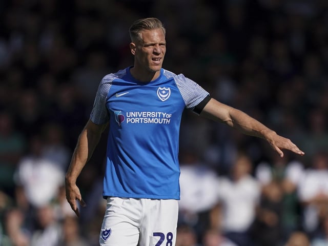 (Centre-back - Pompey): Pace: 41; Shooting: 38; Passing: 44; Dribbling: 45; Defending: 69; Physicality: 73.