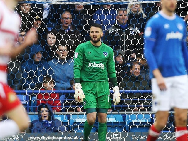 Signed on loan from Crystal Palace on deadline day in January 2018, with Kenny Jackett seeking an alternative to Luke McGee.
It represented Henderson’s second spell at Fratton Park, having previously been sold to West Ham in May 2012.
However, late into a second Blues debut, he was forced off against Doncaster through injury to be replaced by attacker Kal Naismith in goal with Pompey having used all their substitutions.
The injury cut short his loan spell and the Irishman later represented Wycombe and Charlton.
Picture: Joe Pepler