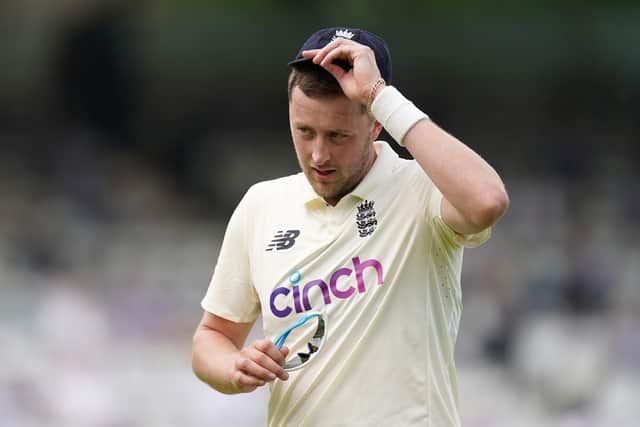 Ollie Robinson will face Hampshire 2nds in two T20 games at Hove on Tuesday.