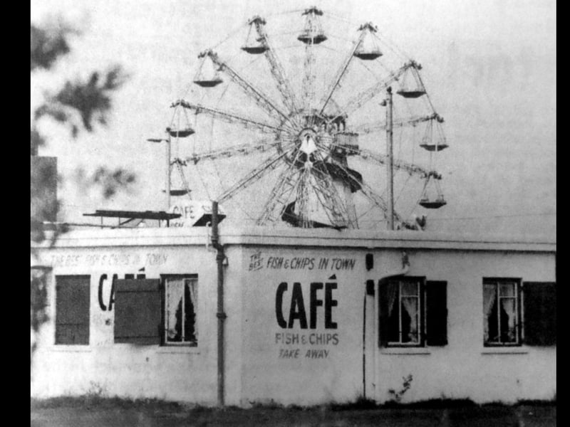 The 'bomb-proof' Anchor Cafe near the Clarence Pier complex