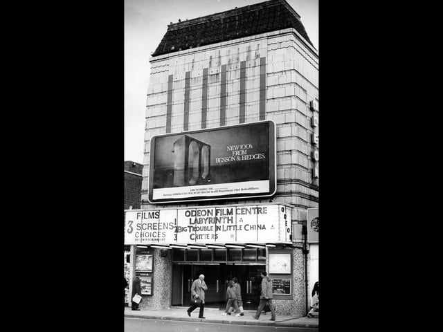 The Odeon cinema on London Road, North End, Portsmouth 1986. The News PP4884