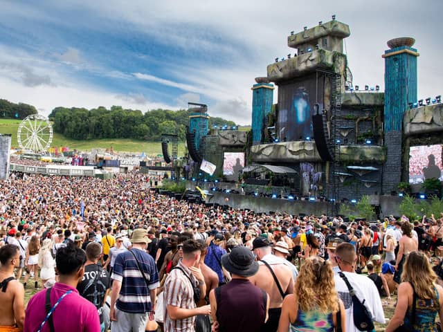 The crowd at Boomtown festival which can continue after a crunch review