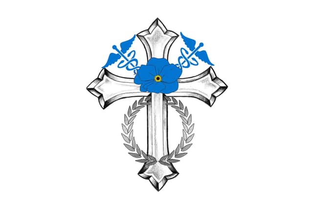 The Nightingale Cross designed by Guy Wilson from Paulsgrove.