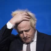Boris Johnson is under increasing pressure over a series of gatherings in Downing Street which appear to have breached Covid-19 restrictions. Picture: Jeff Gilbert - Pool/Getty Images.