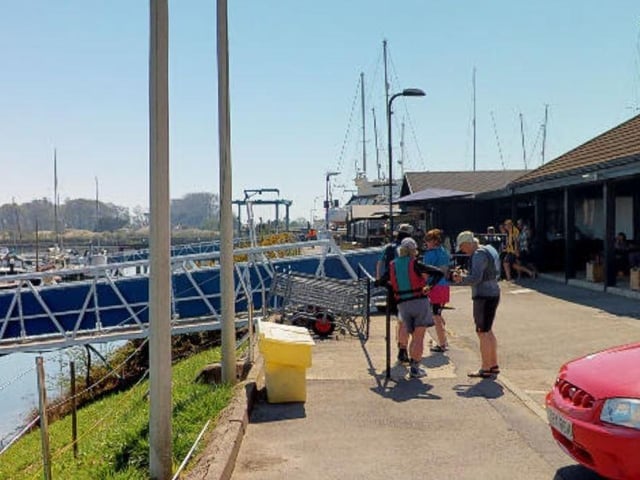 The Salt Shack Cafe off Northney Marina in Hayling Island is the perfect place to stop off and enjoy some marina views while enjoying a cuppa, some food - or even a cream tea!