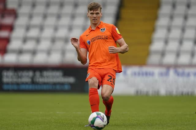 Sean Raggett is currently Pompey's left-sided centre-back. Picture: Jason Brown