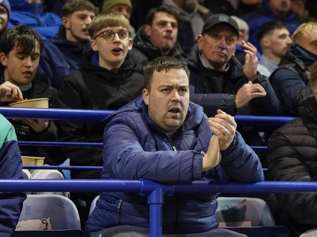 Pompey fans backed their team to a crucial Championship survival win over Cardiff last night.