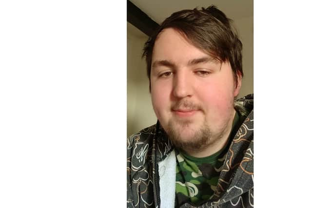 University of Portsmouth student Adam Linter