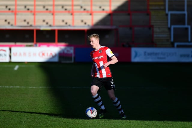 The left-back spent 14 years with Exeter before calling time on his stay at St James Park at the end of the season. With Denver Hume’s future remaining uncertain, Sparkes could be the ideal figure to challenge Connor Ogilvie next term. In comparison to Ogilvie, the ex-Exeter man made 5.3 dribbles per 90 minutes, while the Pompey man managed just 1.25. Mousinho is looking to add more attacking threat from left-back and Sparkes also produced more crosses with 4.58 every 90 minutes compared to Ogilvie’s 1.48.