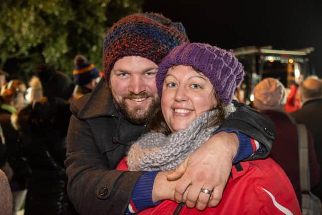 Matt Witcher and Jo Witcher came out to remember Margaret Witcher Picture: Alex Shute