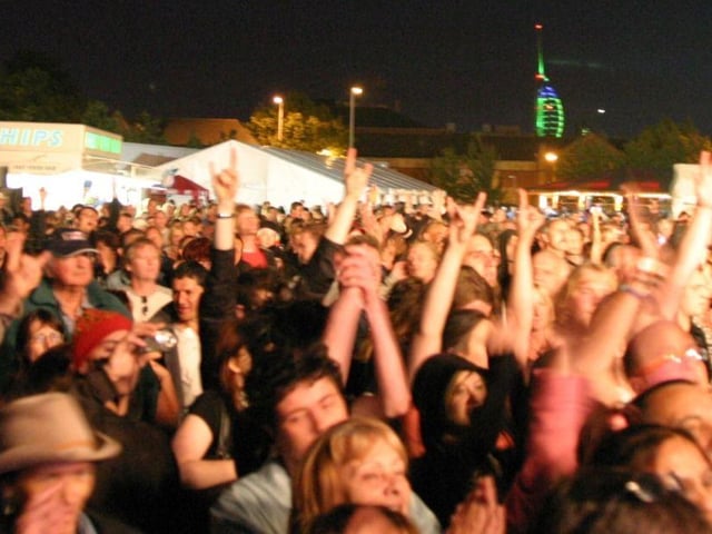 Gosport's Music Lovers enjoying the vibe at the Waterfront Festival