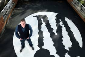 Mayfield Records' boss man Dominic Elton on the studio's roof and performance space. Picture: Chris Moorhouse