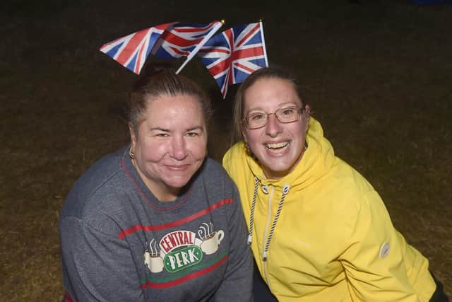 Rebecca Clifton and Vicky Nicholls both from Southsea.
Picture: Sarah Standing (020622-8830)