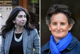 Fareham MP Suella Braverman, left, and Meon Valley MP Flick Drummond who will fight it out for the newly created Fareham and Waterlooville seat as the Meon Valley seat disappears under Boundary Commission reforms