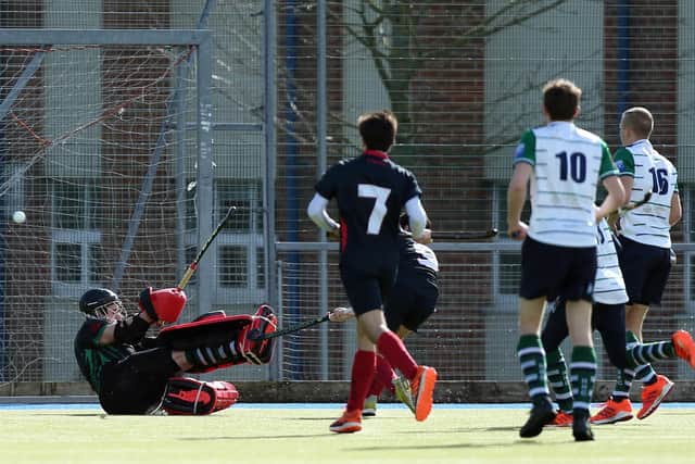 Maciej Pacanowski is beaten as Brighton & Hove come from behind to win at Havant. Picture: Chris Moorhouse