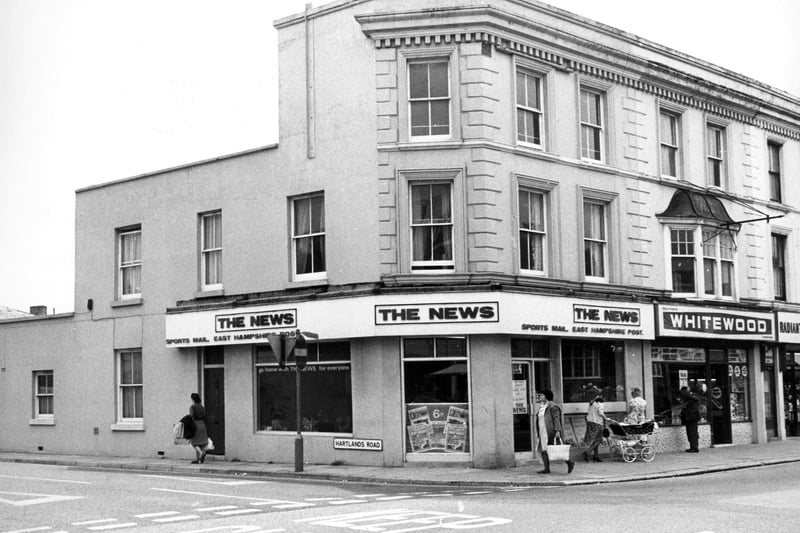 Fareham's West Street News shop in November 1978. The News PP4693