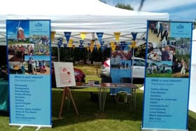 u3a stall advertising the group