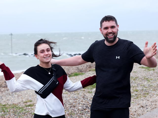 Sam Bird and Ashley Magee. Picture by Sam Stephenson