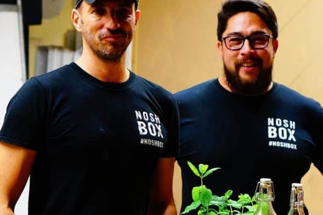 Gary Moteton-Jones and John Brookes, the founders of Nosh Box.