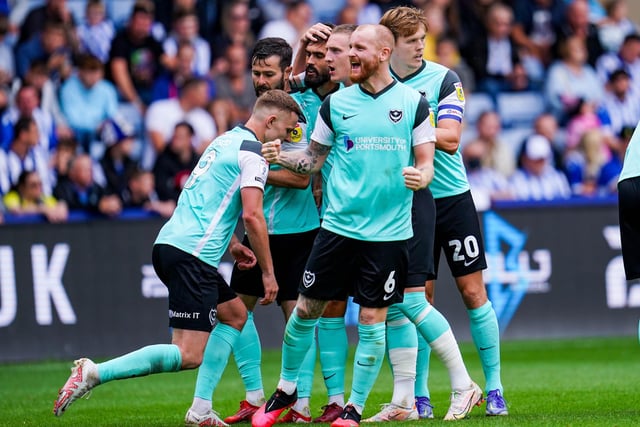 Connor Ogilvie scored Pompey's first goal of the campaign.