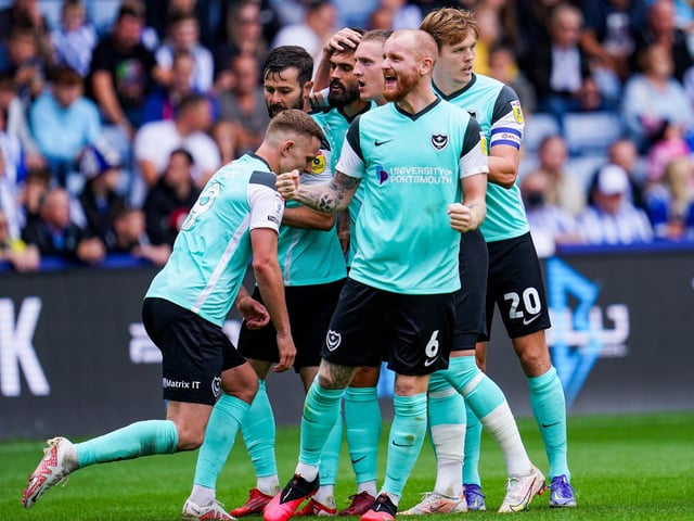Connor Ogilvie scored Pompey's first goal of the campaign.
