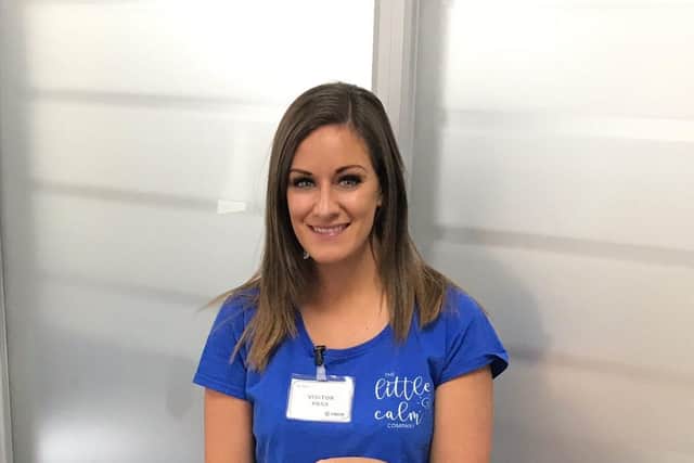 Helen and The Little Calm Company team, Helen's first workplace wellness business