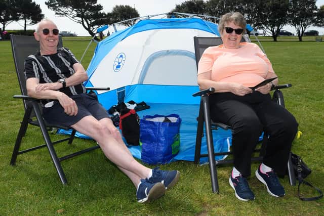 Pictured is: Tom and Marianne from Guildford. Picture: Keith Woodland