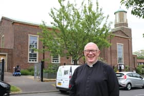The Rev Hugo Deadman, vicar, St Michael's Church, Paulsgrove