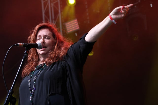 Wickham Festival 2023 in Blind Lane, Wickham. Day 2 of the festival took place on Friday, August 4. 
Pictured is: Mary Coughlan.

Picture: Paul Windsor