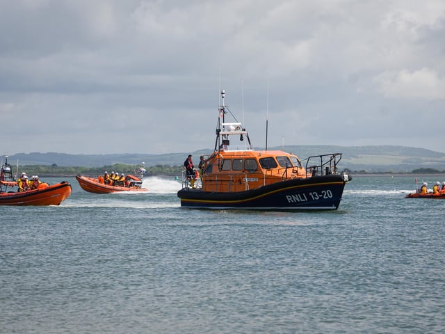 Pictured is: The flotilla assemblesPicture: Keith Woodland