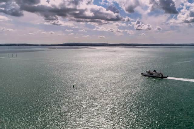 Aerial of the Solent