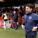Pompey boss Danny Cowley welcomed Brian Wood MC to the Blues' training ground on Tuesday.  Picture: Daniel Chesterton/phcimages.com