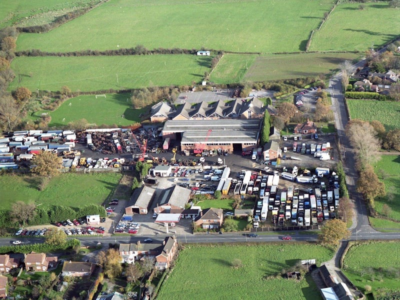 An aerial view of Waltham Chase in 1998.