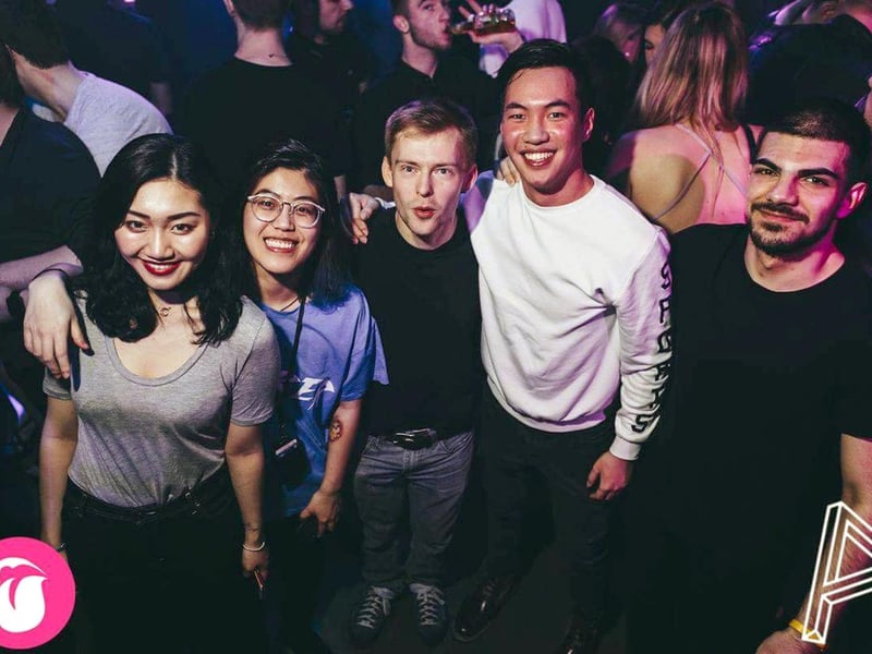 Clubbers at Face on the floor in Pryzm in 2018.