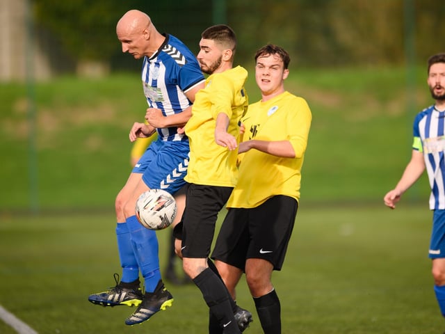 Burrfields (yellow) v Wickham. Picture: Keith Woodland