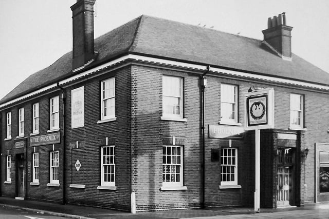 On the corner of Torrington Road and Windermere Road, Hilsea, here we see the Phoenix pub in the mid 1970s.