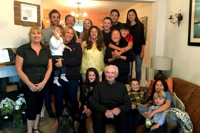 Donald with his family before lockdown. Pictures: Contributed.