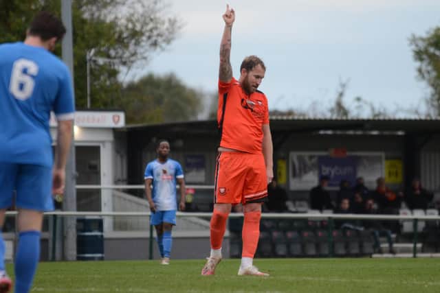 Sam Pearce struck in AFC Portchester's draw with Shaftesbury. Picture: Daniel Haswell
