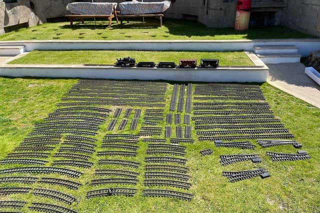 The tracks will be used to create 'The Stuckey Line', named after couple who donated the equipment