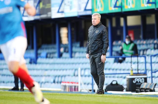 The contracts of Kenny Jackett and 11 of his first-team squad expire in the summer. Picture: Joe Pepler