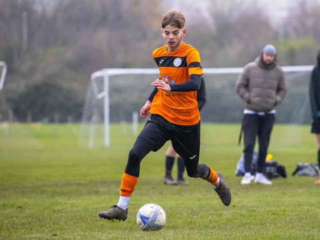 A Bransbury Wanderers Reserves player. Picture by Alex Shute