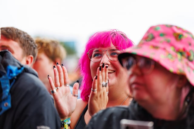 Pictured: The Crowds watching Busted band performance on Castle stage Picture:Marcin Jedrysiak