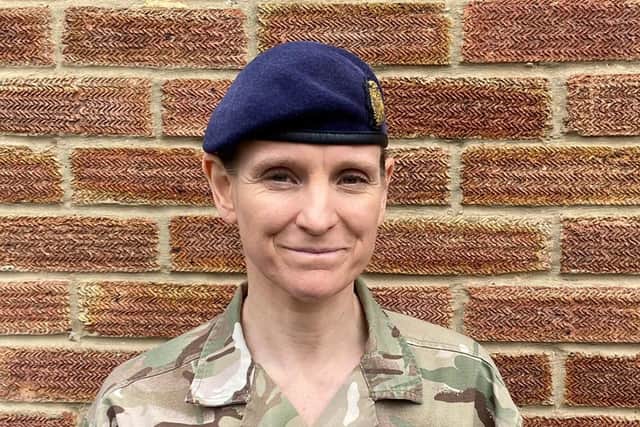 Major Jacquie Barlow raised £20,000 for charity after completing the Great South Run. Photo: British Army.