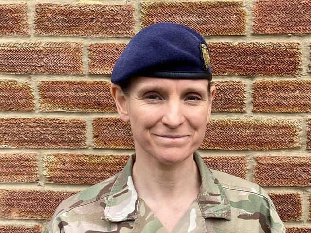 Major Jacquie Barlow raised £20,000 for charity after completing the Great South Run. Photo: British Army.