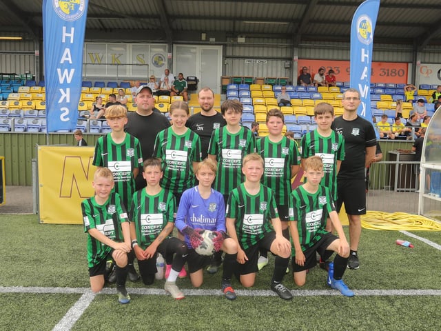 Hurstwood Rangers U12s at the Havant and Waterlooville Summer Tournament. Picture: Dave Haines